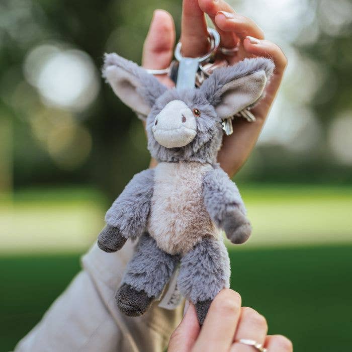 Donkey Plush Keyring