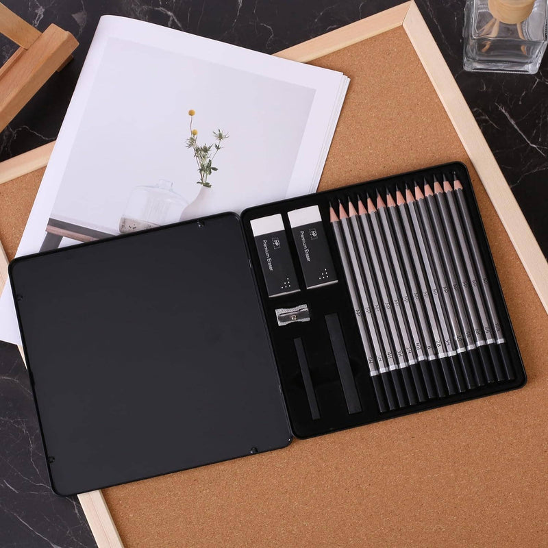 Mr. Pen Sketch Pencils for Drawing, 19 pcs,