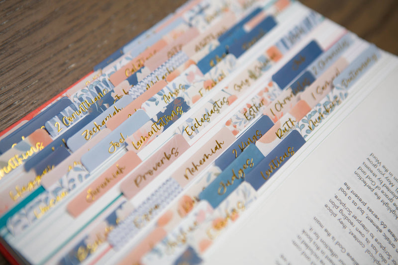 Tabs For Your Bible | Pretty Bible Book Tabs