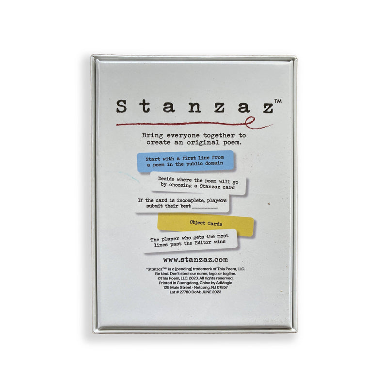 Stanzaz Poetry Game
