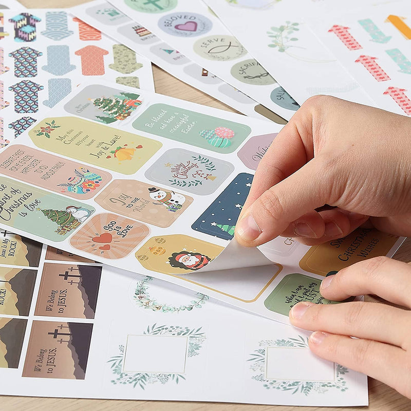 Mr. Pen- Christian Journaling Stickers, 31 Sheets, 1034 pcs