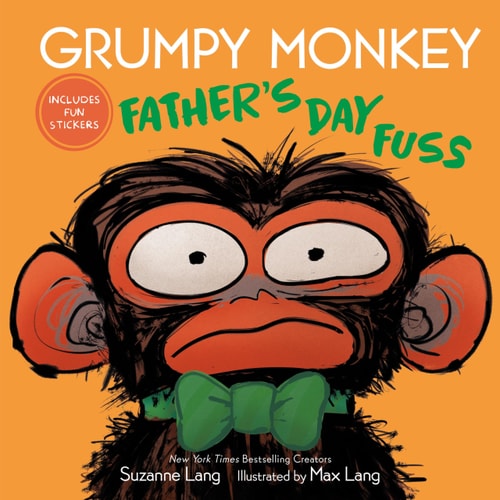 Grumpy Monkey Father's Day Fuss Includes Fun Stickers!