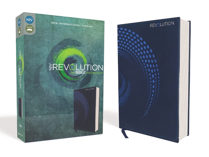 NIV, Revolution Bible, Imitation Leather, Blue The Bible for Teen Guys