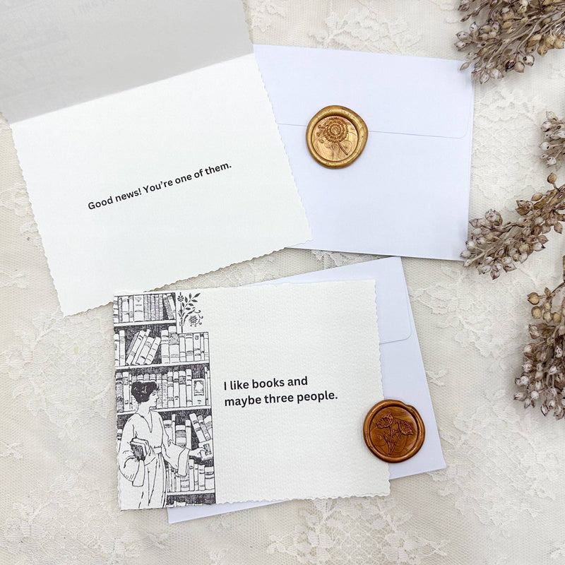 Book Lover Greeting Card