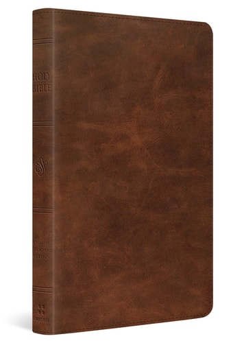 ESV Thinline Bible (Full Grain Leather, Deep Brown)