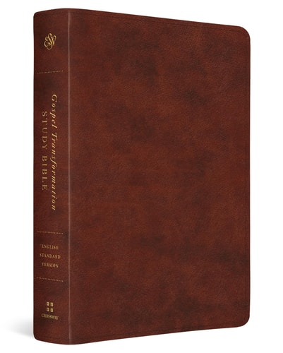 ESV Gospel Transformation Study Bible: Christ in All of Scripture, Grace for All of Life® (TruTone, Chestnut)