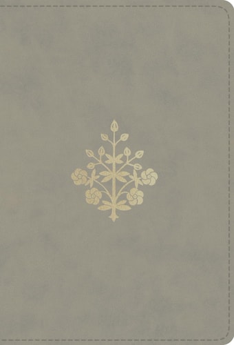 ESV Large Print Compact Bible, Red Letter (TruTone, Stone, Branch Design): Holy Bible, English Standard Version
