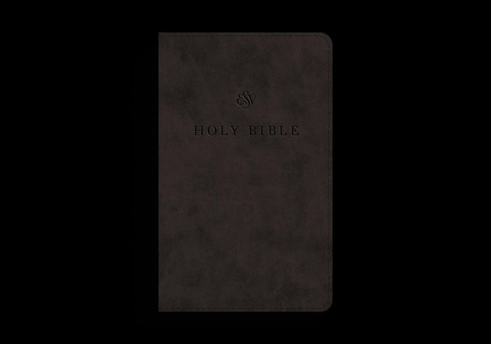 ESV Premium Church Bible, Large Print, Red Letter (TruTone, Black)