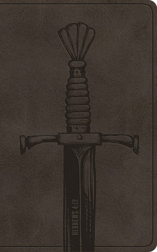 ESV Vest Pocket New Testament with Psalms and Proverbs, Red Letter (TruTone, Silver, Sword Design)