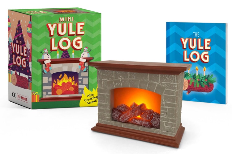 Mini Yule Log With Crackling Sound! 