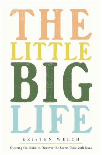 The little big life: quieting the noise to discover the secret place with Jesus