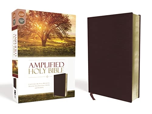 Amplified Holy Bible, Bonded Leather, Burgundy: Captures the Full Meaning Behind the Original Greek and Hebrew
