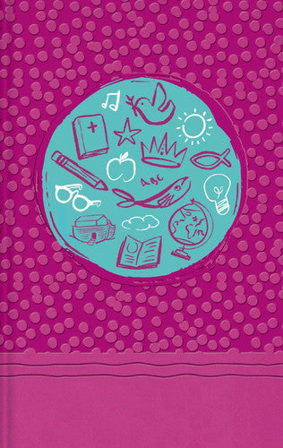 NIrV, Tiny Theologians Bible, Leathersoft Over Board, Pink, Comfort Print A Beginner's Guide to the Bible - for Kids