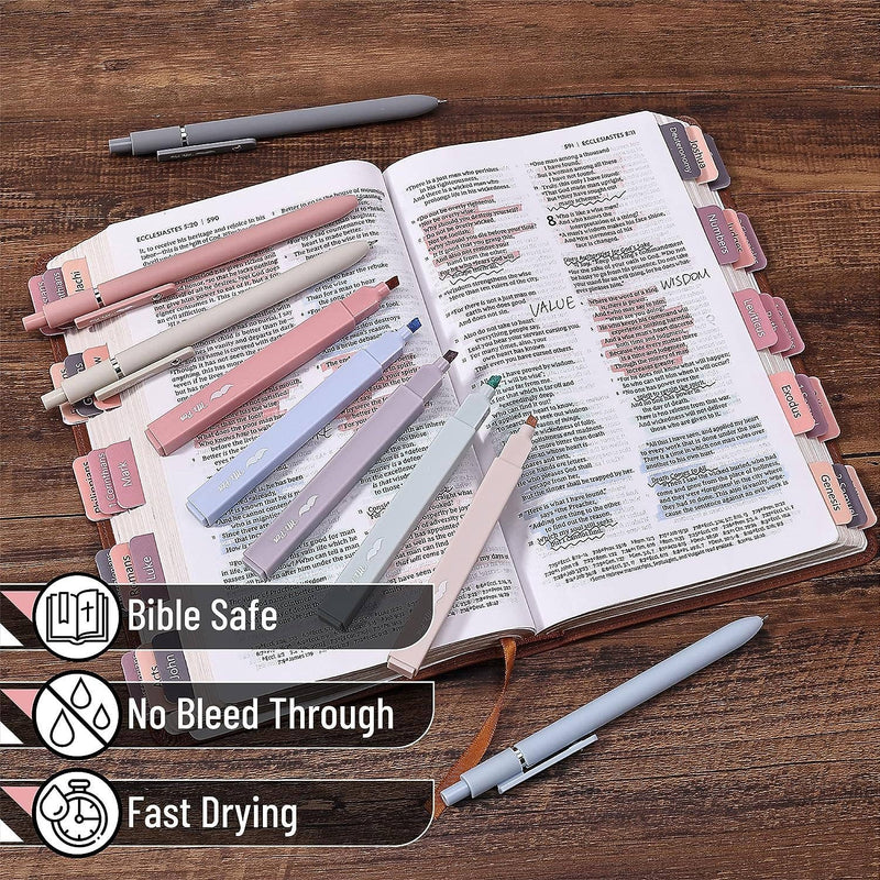 Mr. Pen- Aesthetic Highlighters and Gel Pens No Bleed