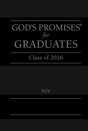 God's Promises for Graduates: Class of 2026 - Black NIV New International Version