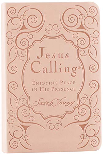 Jesus Calling, Pink Leathersoft, with Scripture references