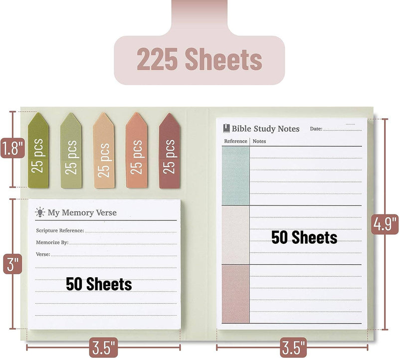 Mr. Pen- Holy Bible Study Sticky Notes, 225 pcs