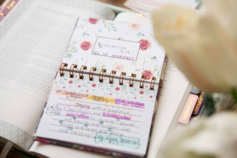 Scripture Memory Verse Journal / Bible Verse Memorization Journal / Bible Verse notecard Journal / Christian Gifts for women