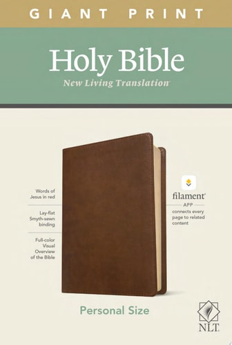NLT Personal Size Giant Print Bible, Filament Enabled Edition