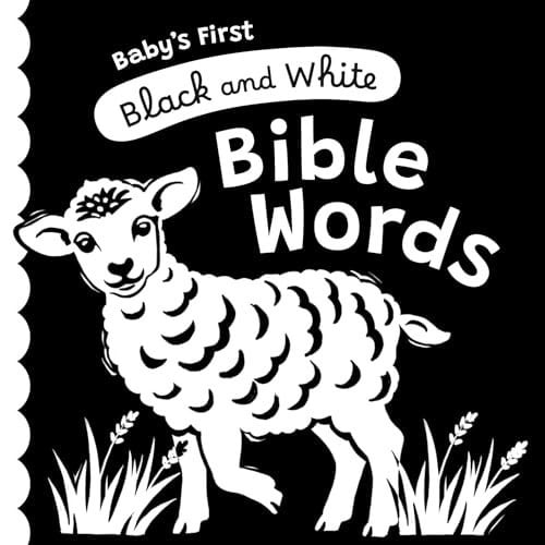 Baby’s First Black and White Bible Words: A High-Contrast Board Book