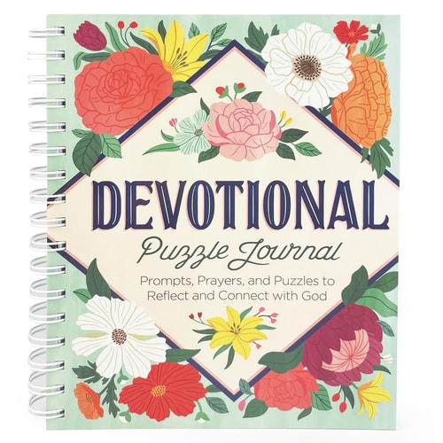 Devotional Puzzle Book and Journal: 350 Promts, Prayers and Puzzles to Reflect and Connect, Journaling & Reflection (Part of the Brain Busters Puzzle Collection)