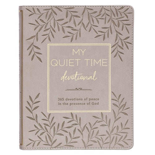 My Quiet Time Devotional - 365 Devotions for Women to Bring You Into the Peace of the Presence of God Cappuccino, Faux Leather Flexcover Gift Book W/Ribbon Marker
