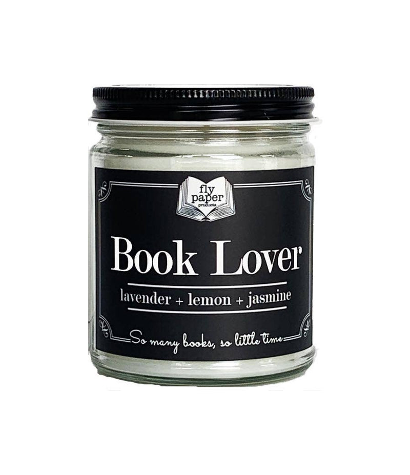 Book Lover 9oz Literary Glass Candle - the G.O.A.T. seller!