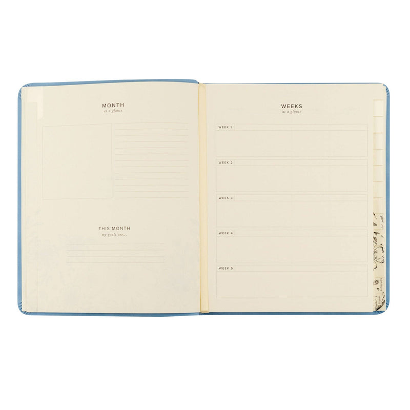 12-Month Undated Planner: Bethany Theme, Layflat
