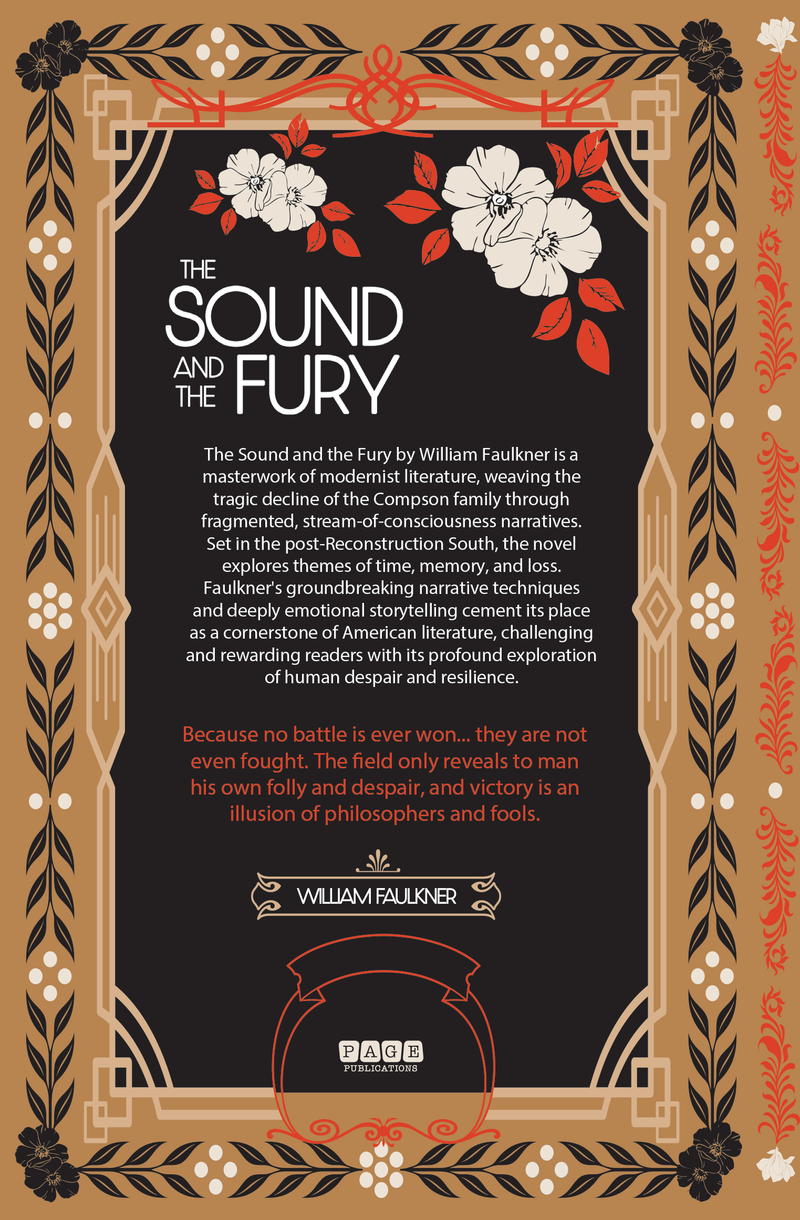 The Sound and the Fury (Deluxe Hardcover)