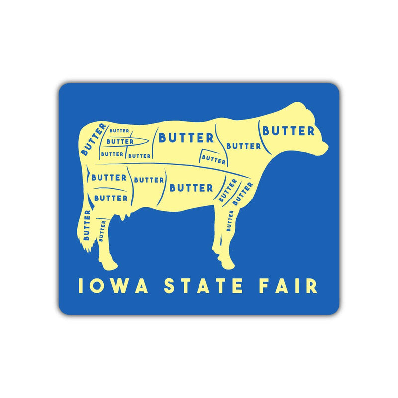 Iowa State Fair Butter Cow Sticker