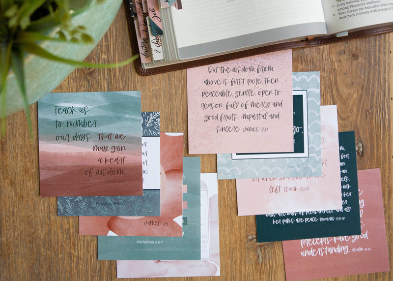 Wisdom And Direction Verse Cards