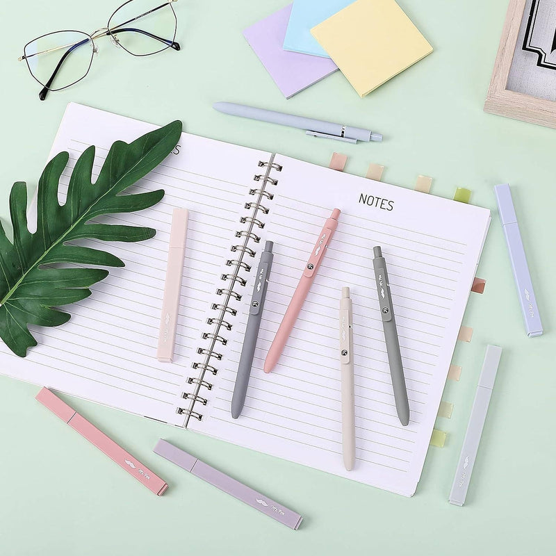 Mr. Pen- Aesthetic Highlighters and Gel Pens No Bleed