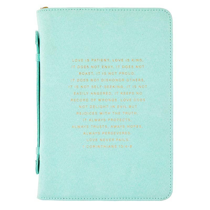 Simply Faith Bible Cover - 1 Corinthians 13:4 - 8