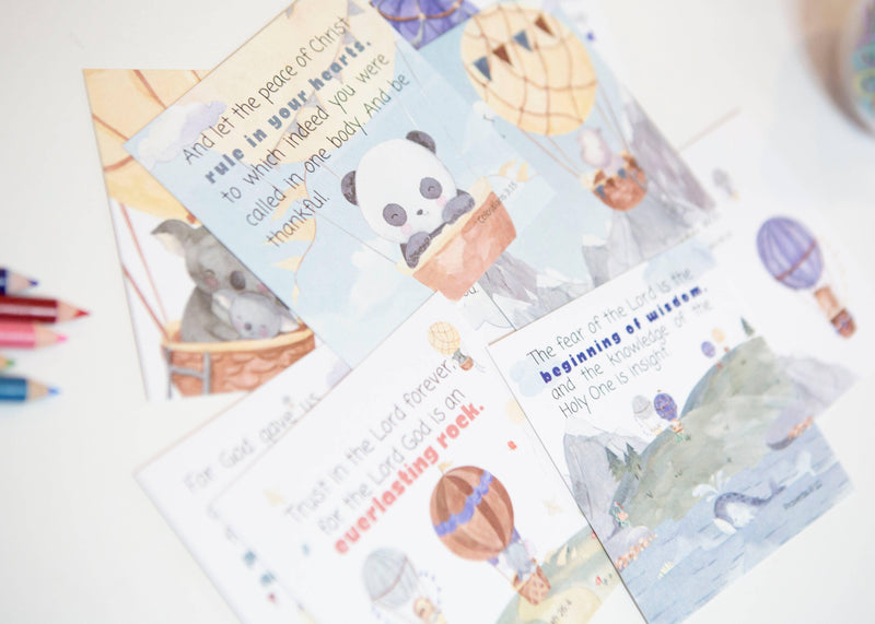 Things Above Kids Verse Cards
