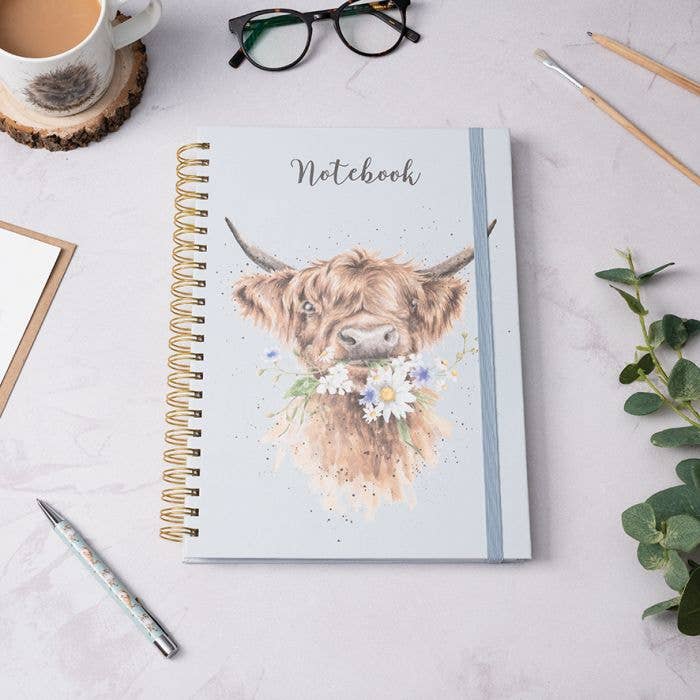 A4 Cow Notebook - Daisy Coo