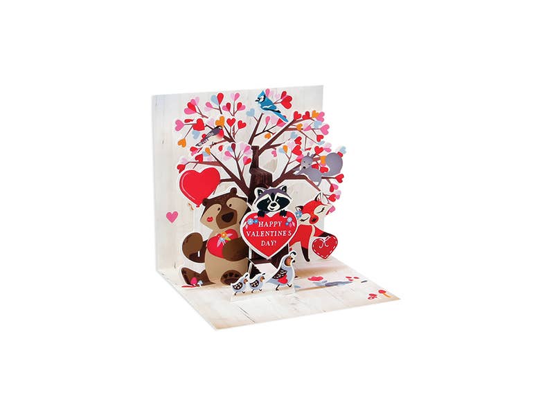 Woodland Valentine Mini Pop-Up Card