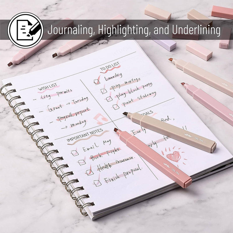 Mr. Pen- Aesthetic Highlighters, 6 pcs