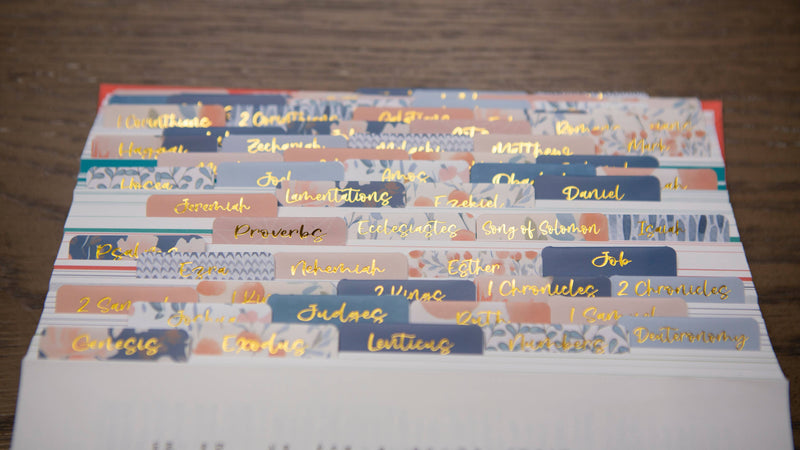 Tabs For Your Bible | Pretty Bible Book Tabs