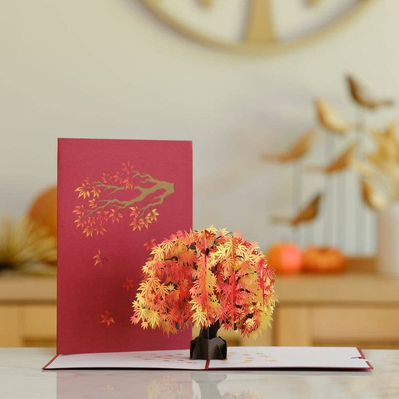 Sugar Maple Tree 5''x7'' Card, Fall, Fall Deco