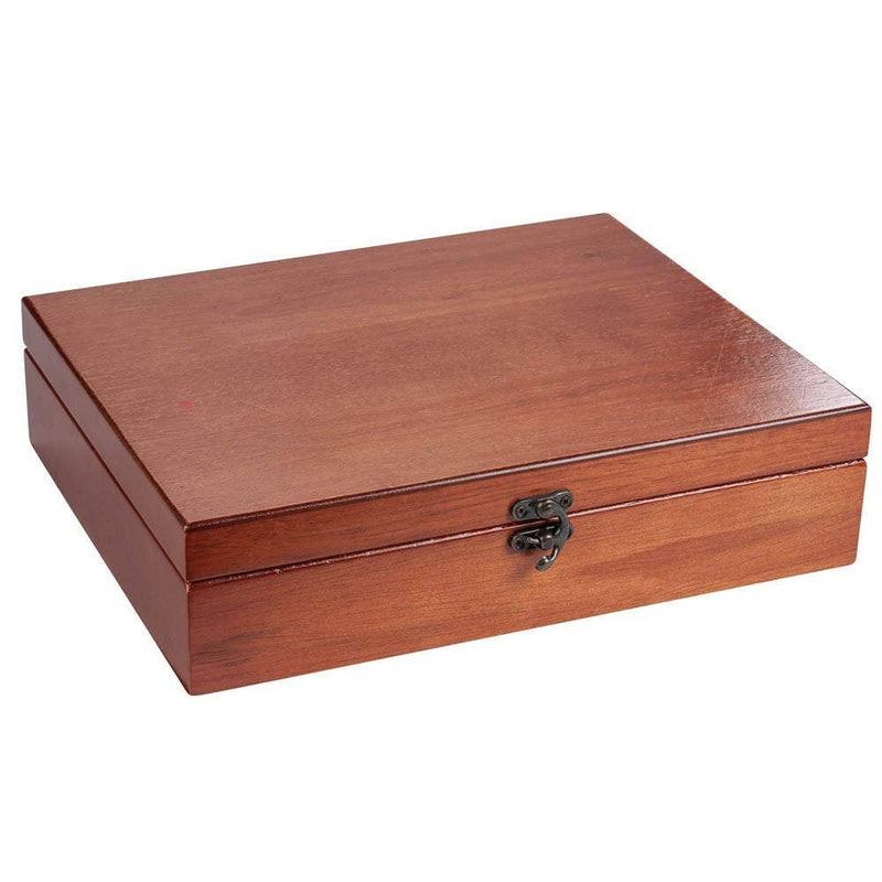 WE Games Wood 12 Number Shut the Box Game with Lid