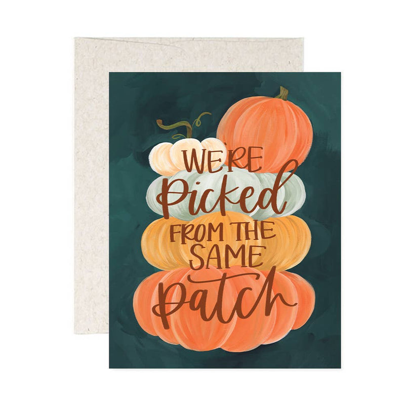 Pumpkin Patch Friendship Greeting Card