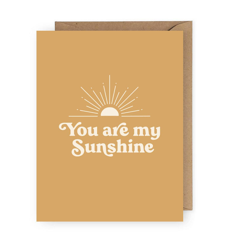 You are My Sunshine Greeting Card