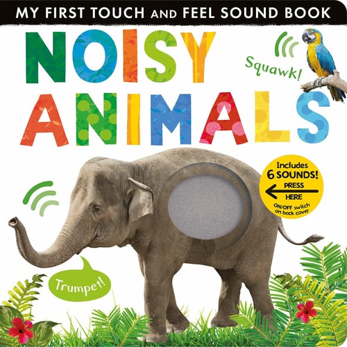 Noisy Animals Includes 6 Sounds and an On/Off Switch on the Back Cover!