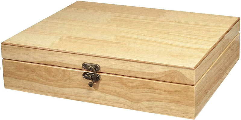 WE Games Wood 12 Number Shut the Box Game with Lid