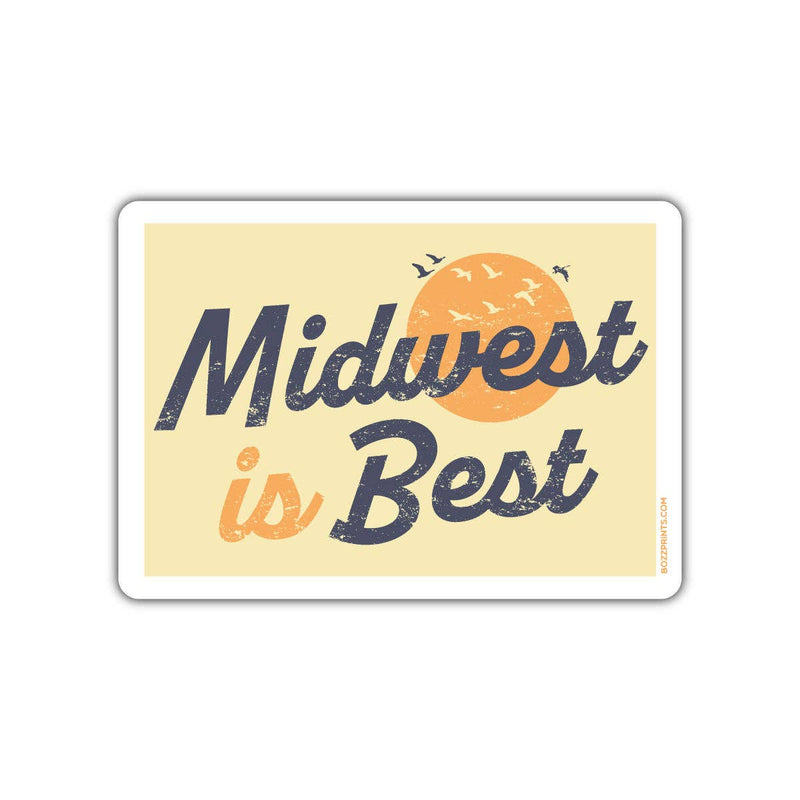 Midwest is Best Sticker