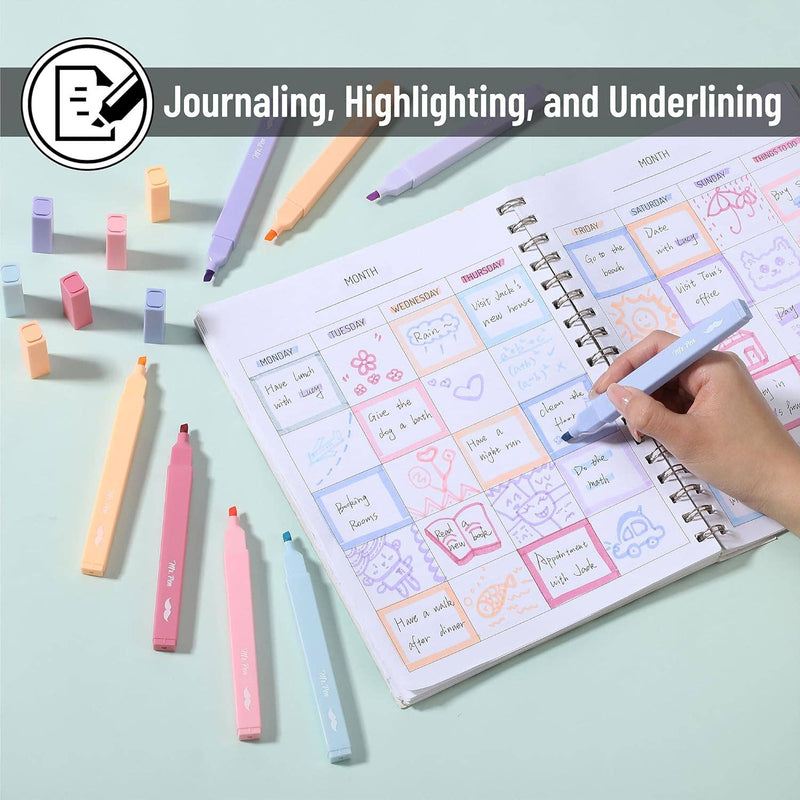 Mr. Pen Aesthetic Highlighters, 8 pcs