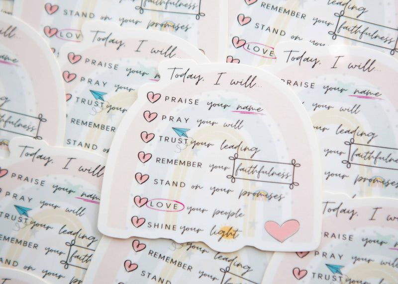 Cute Christian Vinyl Sticker