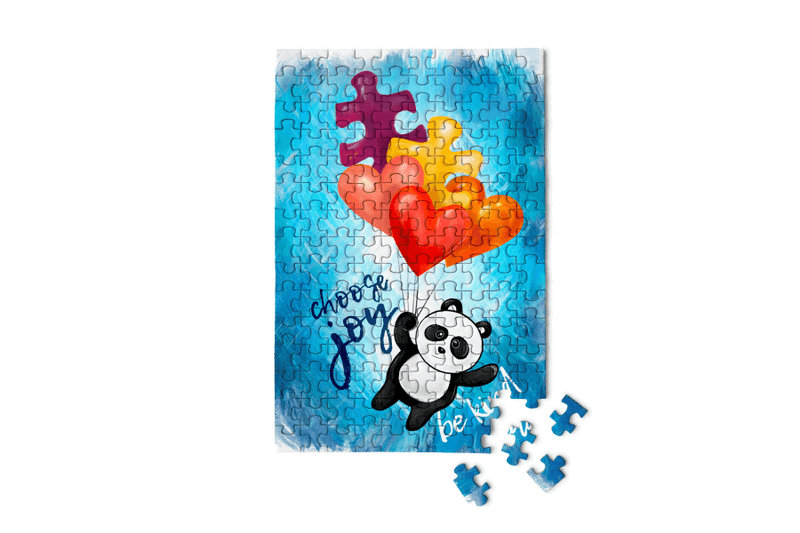 Choose Joy Panda Mini Jigsaw puzzle