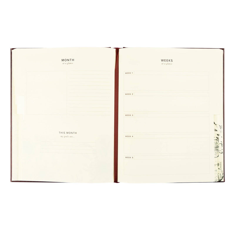 12-Month Undated Planner: Yorkshire Design, Layflat