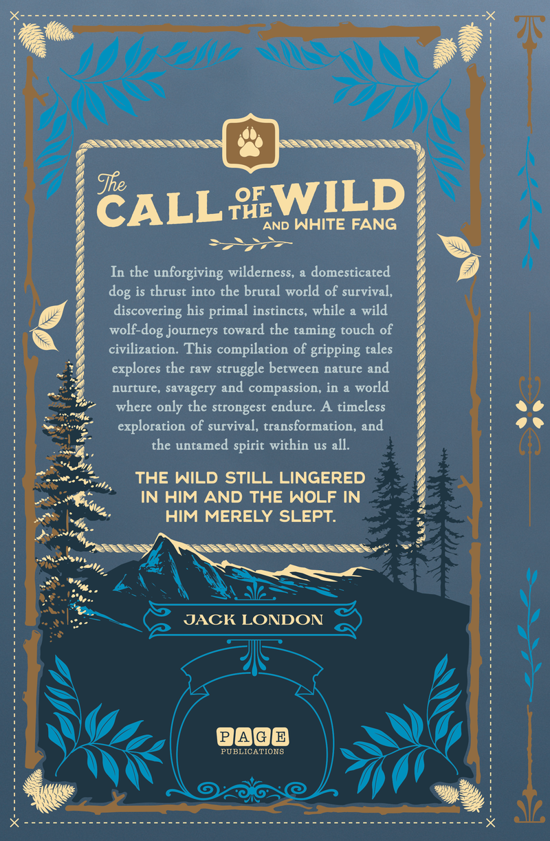 The Call of the Wild and White Fang (Deluxe Hardcover)